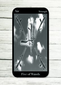 Five of Wands – Can You Stand Up To The Challenge?