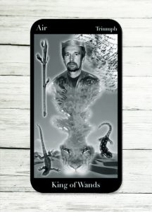 The King of Wands – Release your preconceptions & prepare to learn from new experience.