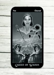 The Queen of Wands – New enterprise awaits but can you focus your power ?