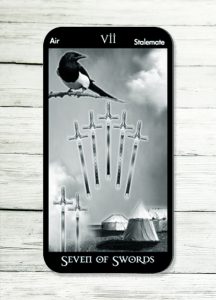 The Seven of Swords – Honesty is always the best policy …