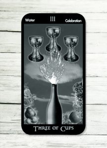 The Three of Cups – Friendship & Celebration