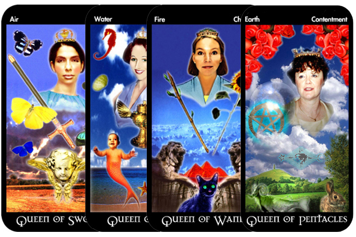 queens of tarot - divine feminine - tarot queen